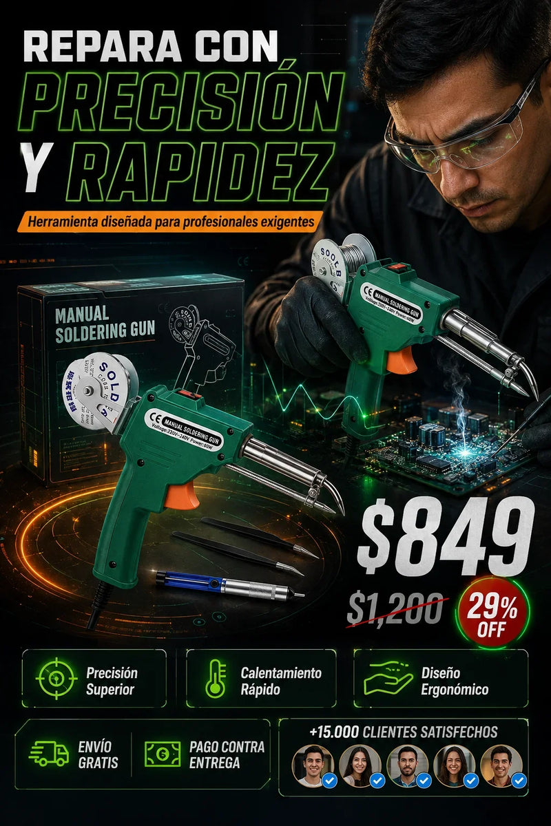 Kit de pistola de soldador