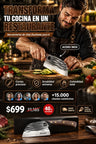 Cuchillo Tazaki (grande chef cocina)